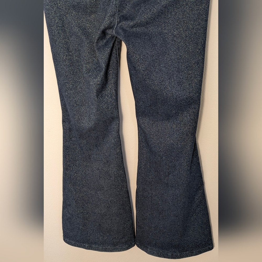 Judy Blue Feeling Glamorous Sparkle Flare Jeans Vintage 90's Y2K Hippie Sz 9/29 - Picture 9 of 16